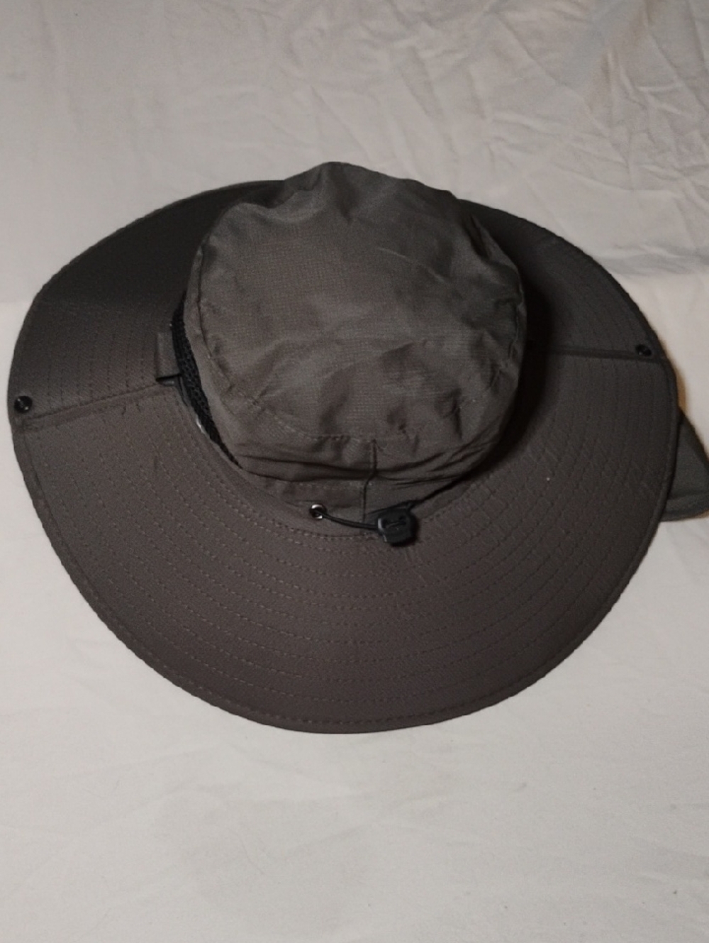 Olive Gray Wide Brim Boonie Hat | Outdoor Safari Hiking Fishing Sun Hat